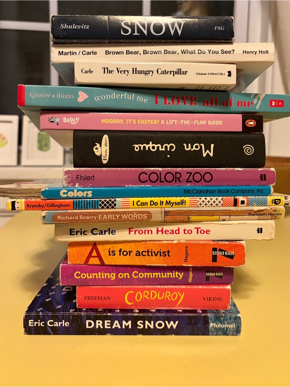 Assorted Children's Books Stack- board books - Multicolor